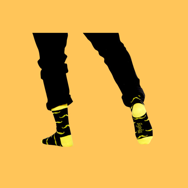 Golden Stache - SlySocks